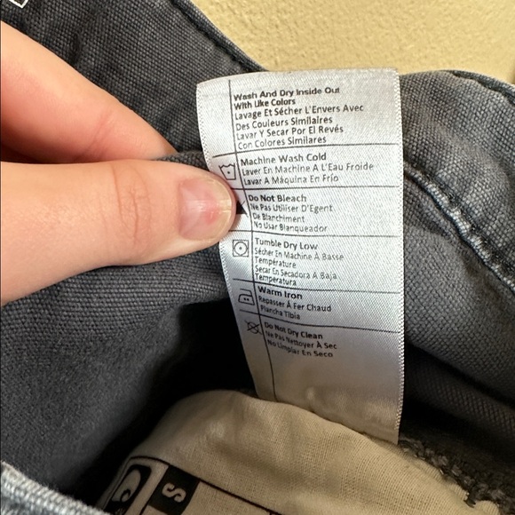 Carhartt Men's Dark Gray Size 30x40 Cargo Pants - Picture 8 of 8